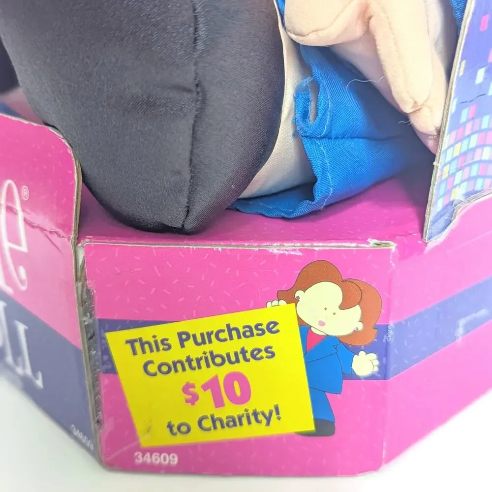 Vintage Rosie O’Donnell Talking Doll – 1990s Tyco Plush – Works! NIB Toys R Us